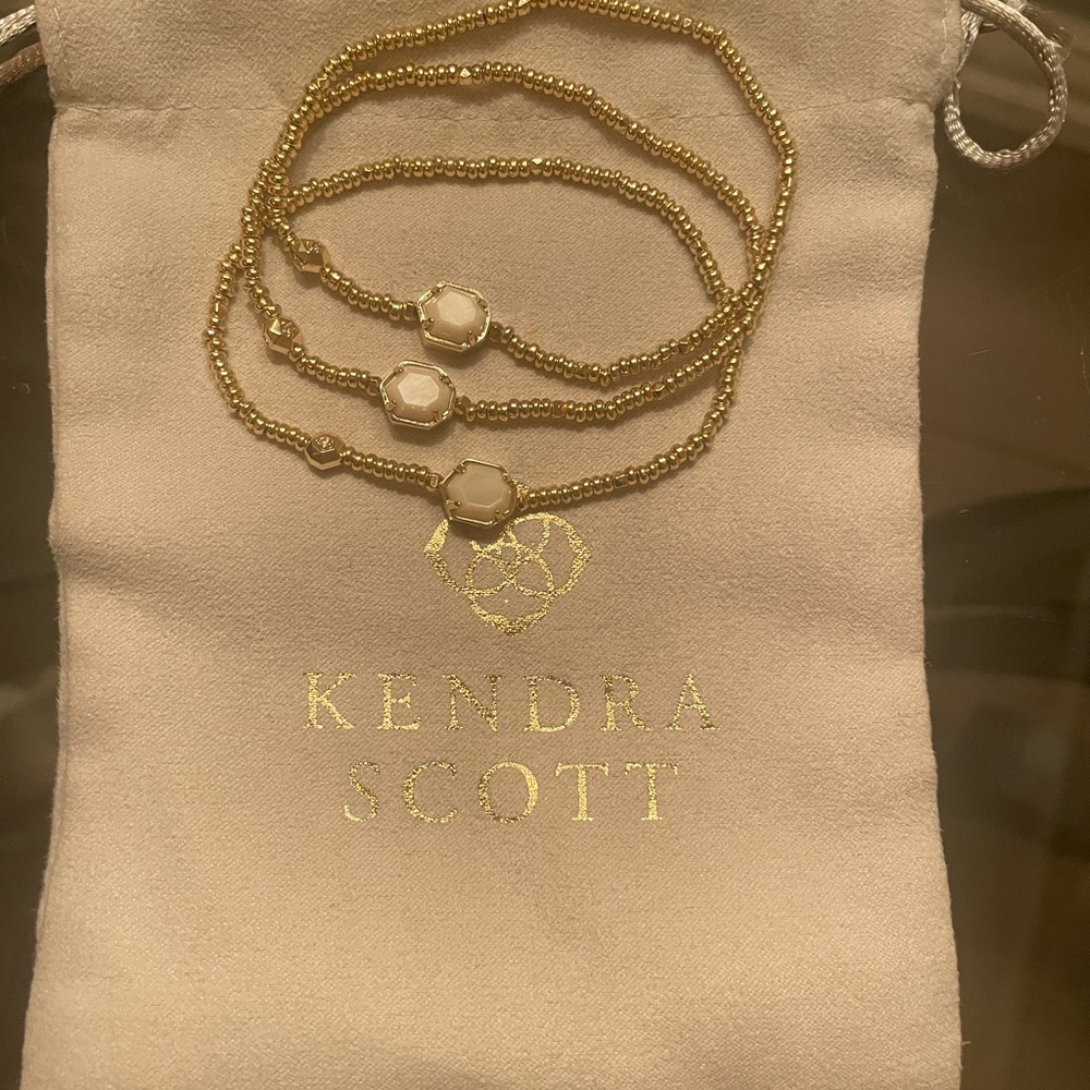 Kendra scott set of 3 bracelets